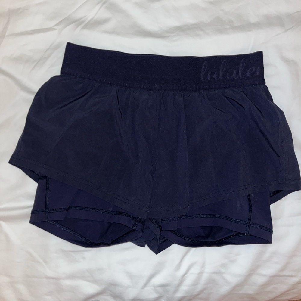 Lululemon Running Shorts With Built In Spandex - image 1